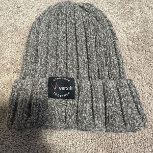 Gray Knit Beanie